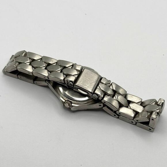 Silver & Brown Retro Watch - Picture 3 of 3